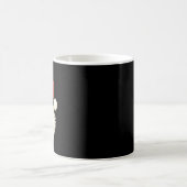 Weihnachtsmann Weihnachten Bläst Bubble Gum Und So Kaffeetasse (Mittel)