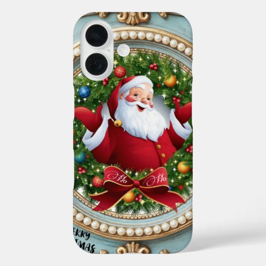Weihnachtsmann Weihnachten Case-Mate iPhone Hülle (Rückseite)