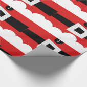 Weihnachtsmann-Weihnachten Geschenkpapier (Ecke)