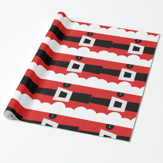Weihnachtsmann-Weihnachten Geschenkpapier (Ungerollt)