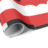 Weihnachtsmann-Weihnachten Geschenkpapier (Rolleneckpunkt)