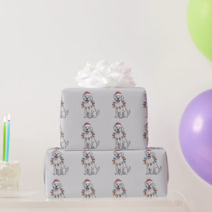 Weihnachtsmann Weihnachten Hundeliebhaber Labrador Geschenkpapier