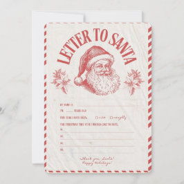 🎅 Weihnachtsmann Weihnachten in dir Einladung