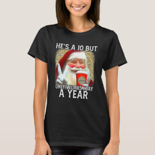 Weihnachtsmann Weihnachten Kaffee Claus Frauen Xma T-Shirt