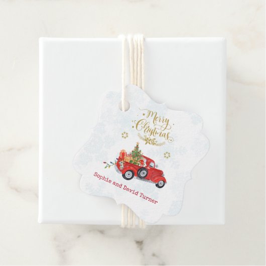 Weihnachtsmann Weihnachten Lkw Frohe Weihnachtssch Geschenkanhänger (Beispiel)