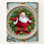 Weihnachtsmann Weihnachten Notizblock (Rückseite)