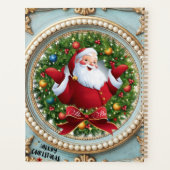 Weihnachtsmann Weihnachten Planer (Rückseite)