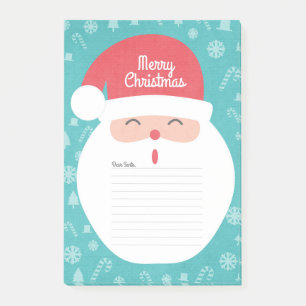 Weihnachtsmann Weihnachten Post-it Klebezettel