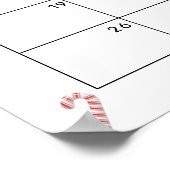 Weihnachtsmann Weihnachten Ratet den Fälligkeitska Poster (Ecke)