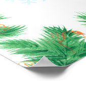 Weihnachtsmann: Weihnachten, Schneemann & Baum Poster (Ecke)