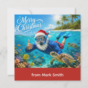 WEIHNACHTSMANN Weihnachten Schnorcheln