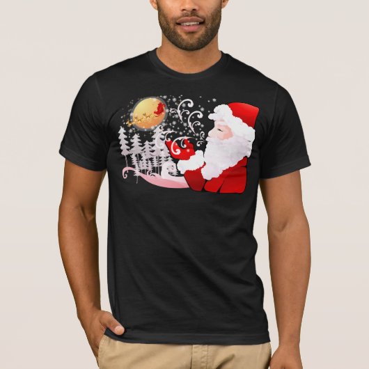Weihnachtsmann-Weihnachten T-Shirt (Vorderseite)