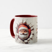 Weihnachtsmann Weihnachten Tasse (Vorderseite Links)