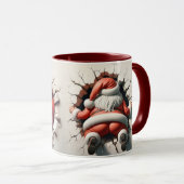 Weihnachtsmann Weihnachten Tasse (VorderseiteRechts)
