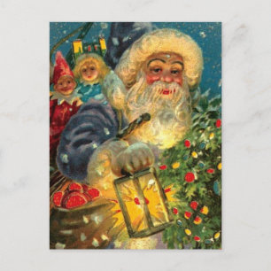 Weihnachtsmann Weihnachten Vintage Postkarten Kuns
