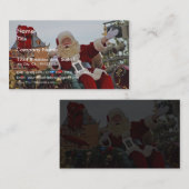 Weihnachtsmann-Weihnachten Visitenkarte (Vorne/Hinten)