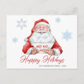 Weihnachtsmann Weihnachten Weihnachtsfeiertag Postkarte (Vorderseite)