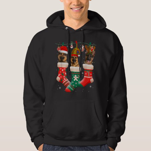 Weihnachtsmann Weihnachten Weihnachtsmann Weihnach Hoodie (Vorderseite)