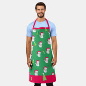 Weihnachtsmann, Weihnachts-Allround-Print-Schürze Schürze (Getragen)