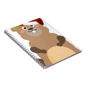 Weihnachtsmann Weihnachts Gopher Notizblock (Rechte Seite)