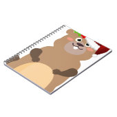 Weihnachtsmann Weihnachts Gopher Notizblock (Linke Seite)