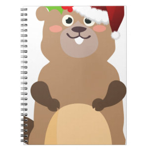Weihnachtsmann Weihnachts Gopher Notizblock