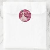 Weihnachtsmann - Weihnachtsaufkleber Runder Aufkleber (Tasche)