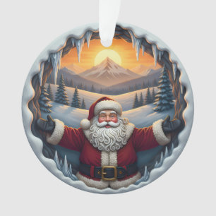 Weihnachtsmann Weihnachtsbaumanhänger 2025 – Winte Ornament