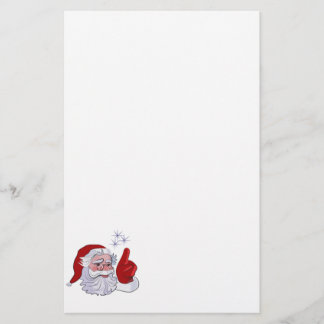 Weihnachtsmann-Weihnachtsbriefpapier Briefpapier
