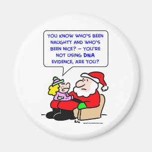 Weihnachtsmann-Weihnachtsdna-Beweis Magnet