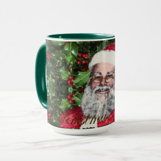 Weihnachtsmann & Weihnachtsfeiertage II Tasse (Vorderseite Links)