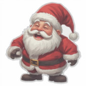 Weihnachtsmann Weihnachtsgeschenk Idee Kinder Feri Aufkleber (Vorderseite)