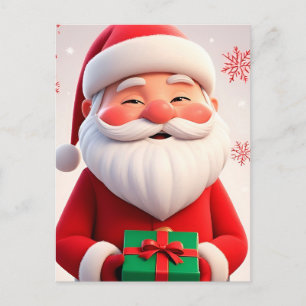 ❄️ Weihnachtsmann Weihnachtsgeschenk Magie 🎄 Fest Postkarte