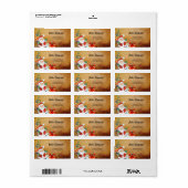 Weihnachtsmann, Weihnachtsgeschenke Adressaufkleber (Vorne)