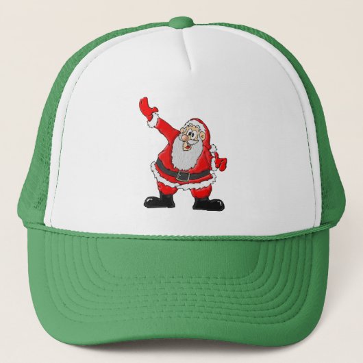 Weihnachtsmann, Weihnachtsgeschenke des Vaters Truckerkappe (Vorderseite)