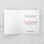 Weihnachtsmann - Weihnachtskarte Feiertagskarte (Innenseite)