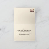 Weihnachtsmann, Weihnachtskarte für Krankenschwest Feiertagskarte (Innenseite)