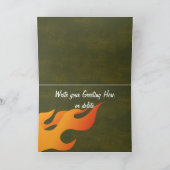 Weihnachtsmann Weihnachtskarte Roter Weihnachtsman Feiertagskarte (Innenseite)