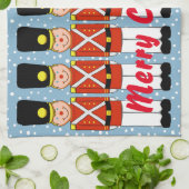 Weihnachtsmann Weihnachtsküche Handtuch (Gefaltet)