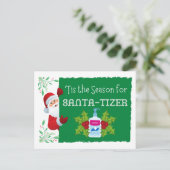 Weihnachtsmann Weihnachtsmann Weihnachtskarte Feiertagspostkarte (Stehend Vorderseite)
