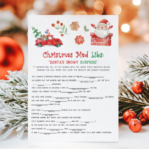 Weihnachtsmann Weihnachtsspiel Feiertagskarte