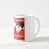 Weihnachtsmann - Weihnachtsüberseegeschenke Kaffeetasse (VorderseiteRechts)
