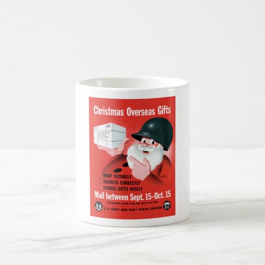 Weihnachtsmann - Weihnachtsüberseegeschenke Kaffeetasse (Mittel)