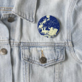 Weihnachtsmann-WeihnachtsVintage Postkarten-Kunst Button (Beispiel)