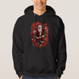 Weihnachtsmann Weihnachtswandbrecher Hoodie