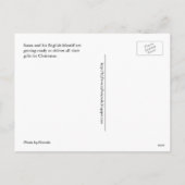 Weihnachtsmann Weihnachtsweihnachtsweihnachtspostk Feiertagspostkarte (Rückseite)