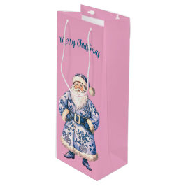 Weihnachtsmann-Weingeschenktasche Geschenktüte Für Weinflaschen