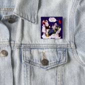 WEIHNACHTSMANN, WENIG ENGEL u. Button (Beispiel)