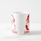 Weihnachtsmann "WIE ein CHEF" Kaffeetasse (Mittel)