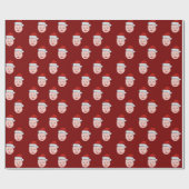 Weihnachtsmann-Wrapping-Papier, Geschenkwrap mit G Geschenkpapier (Flach)